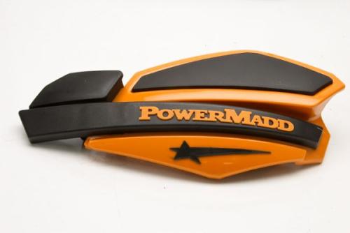 Protèges-mains PowerMadd Star Series Orange/Noir