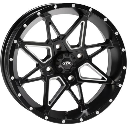 Pack 4 jantes ITP Tornado Wheels 14 - 550/700 GRIZZLY -